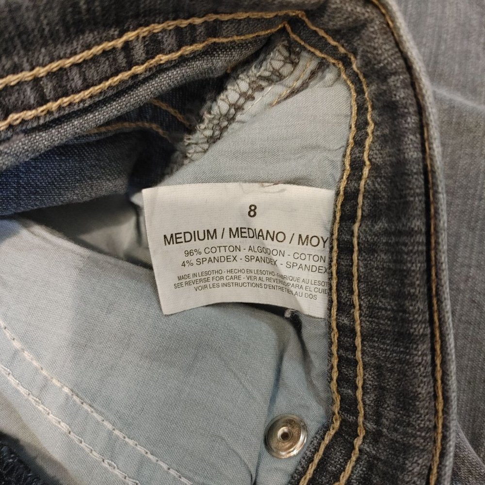 Gloria Vanderbilt Women's Light Wash Denim Straight Leg Jeans 8 - Picture 5 of 5